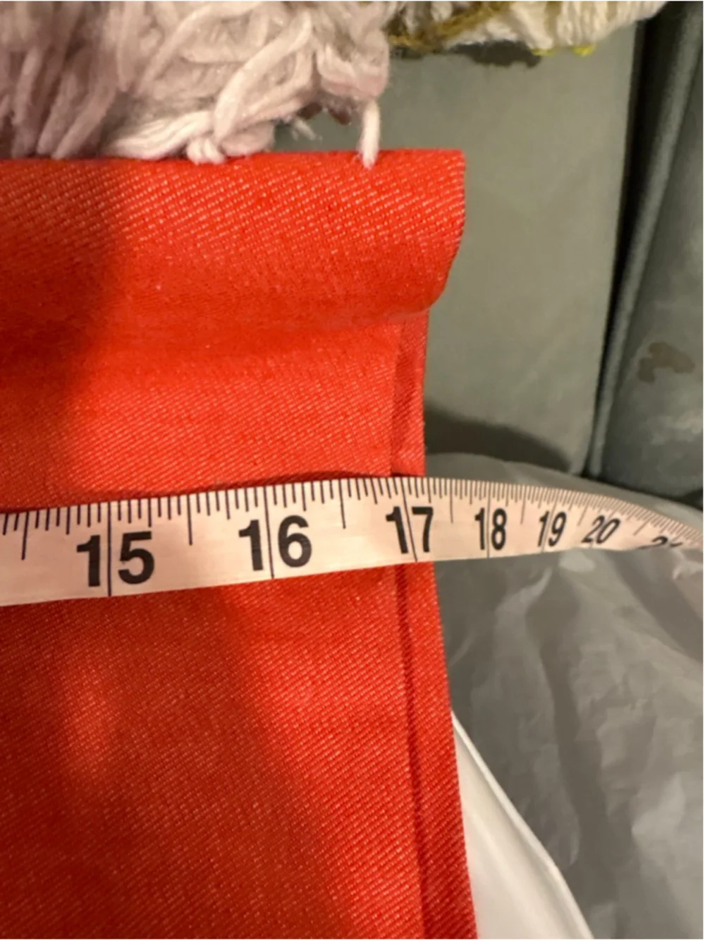 Paule Ka Paris Orange Red A-Line Knee Length Tailored Luxury Skirt SZ 38